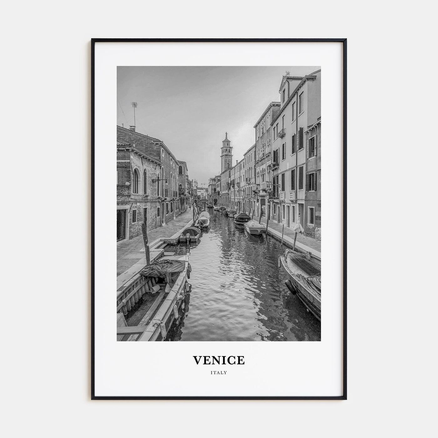 Venice Portrait B&W No 1 Poster