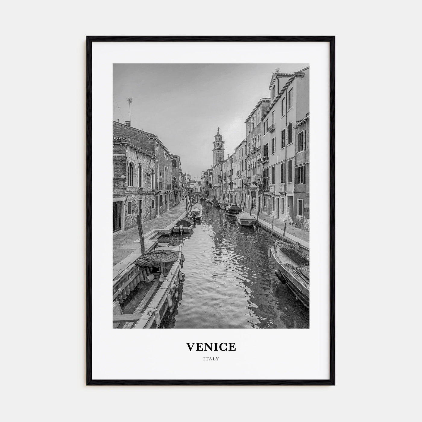 Venice Portrait B&W No 1 Poster
