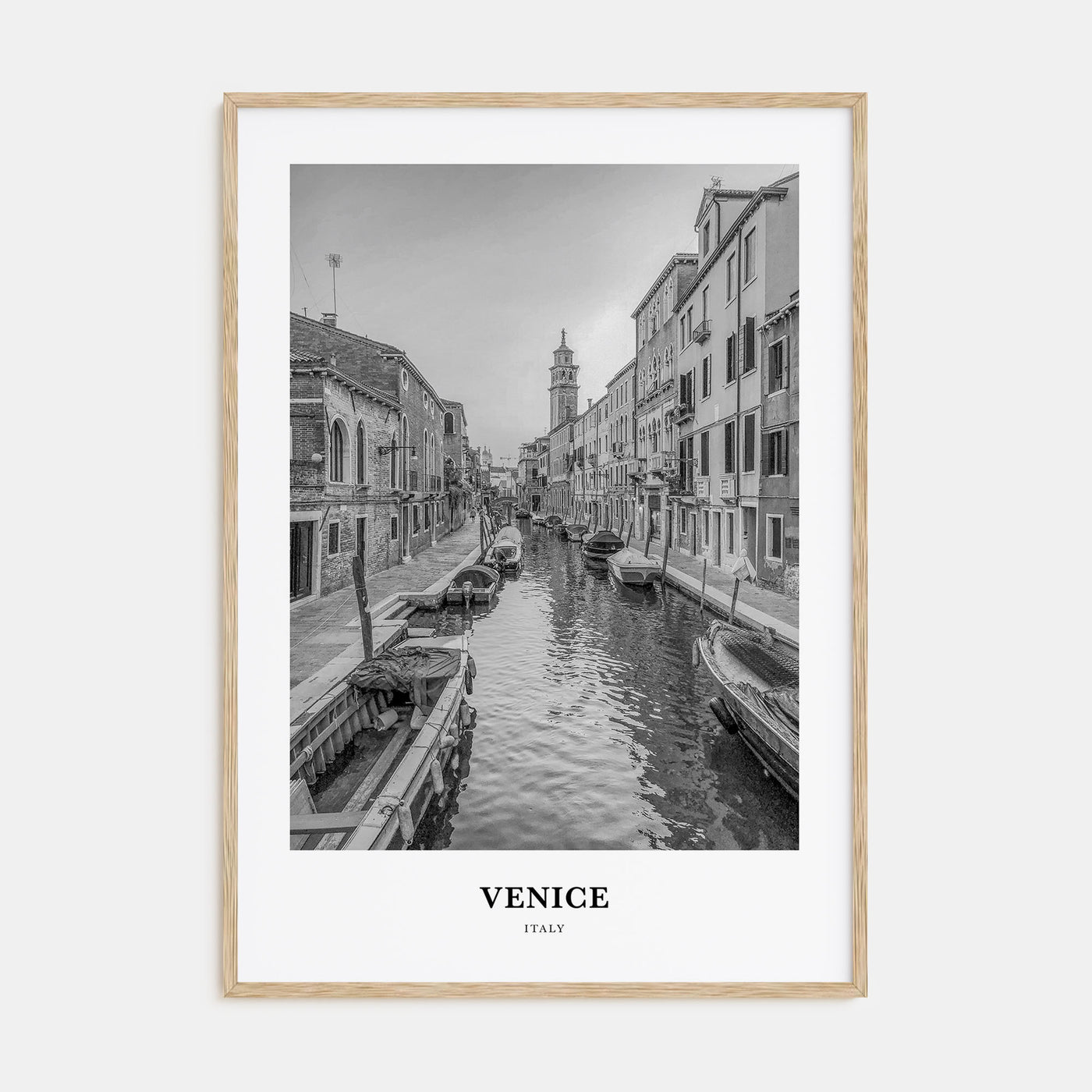 Venice Portrait B&W No 1 Poster