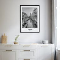 Venice Portrait B&W No 1 Poster