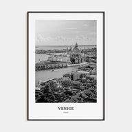 Venice Portrait B&W No 2 Poster