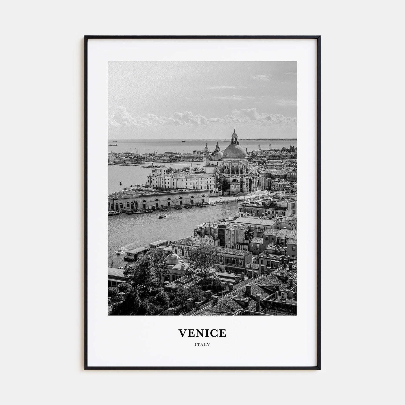 Venice Portrait B&W No 2 Poster