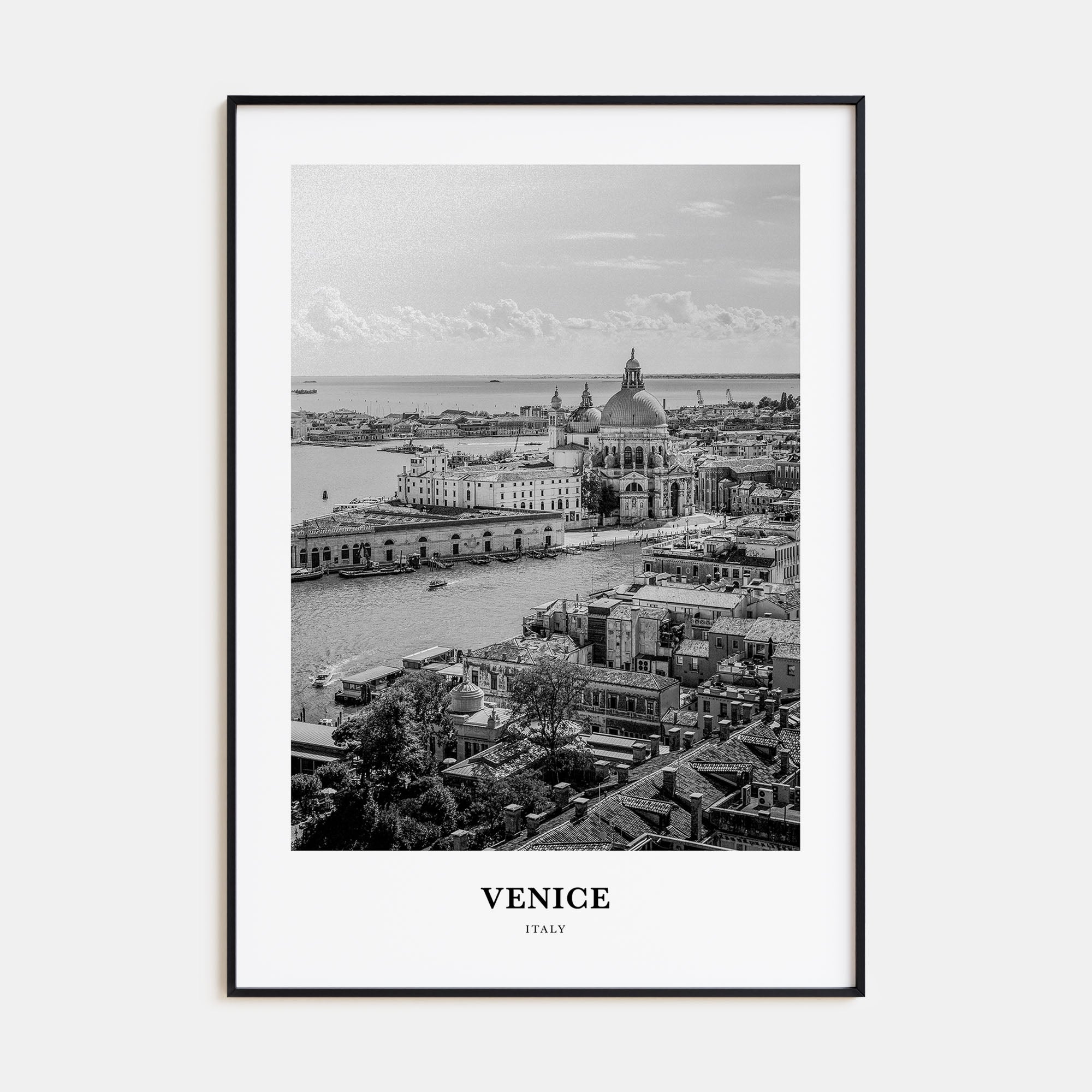 Venice Portrait B&W No 2 Poster