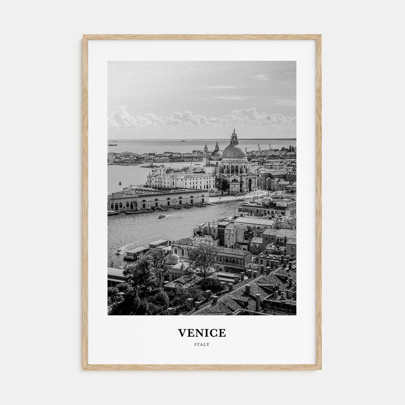Venice Portrait B&W No 2 Poster