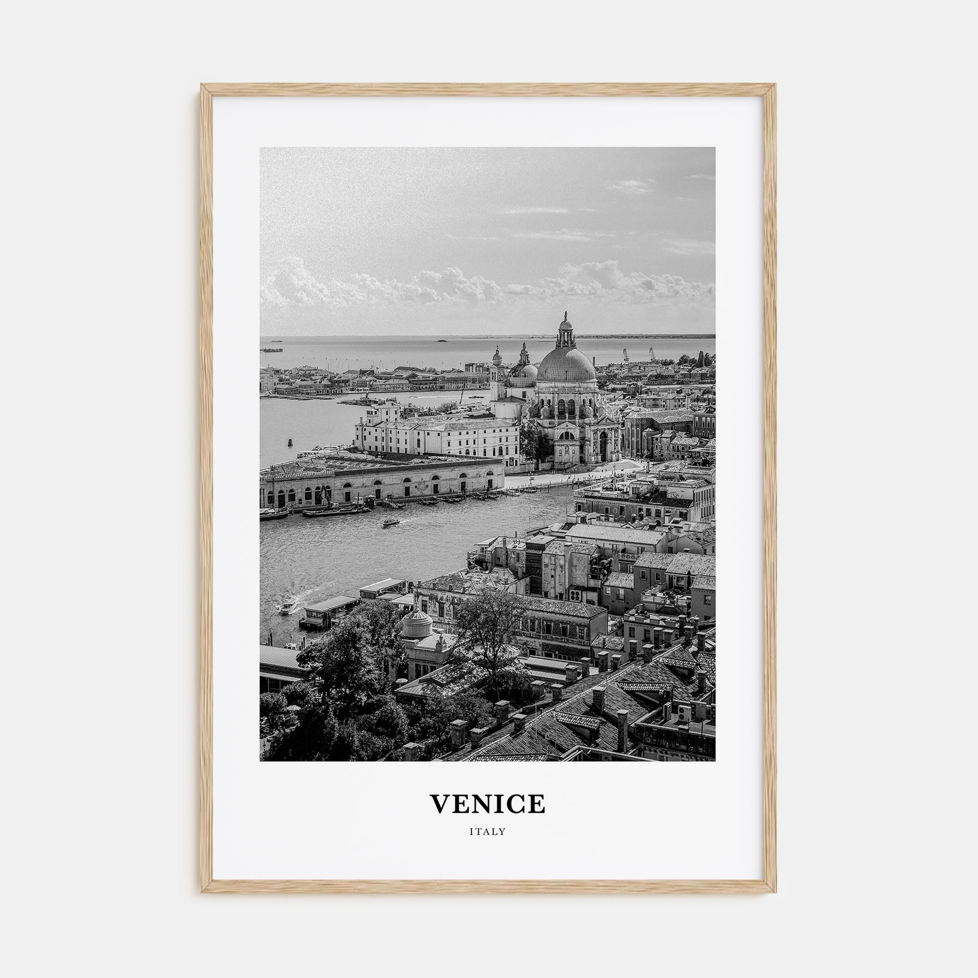 Venice Portrait B&W No 2 Poster