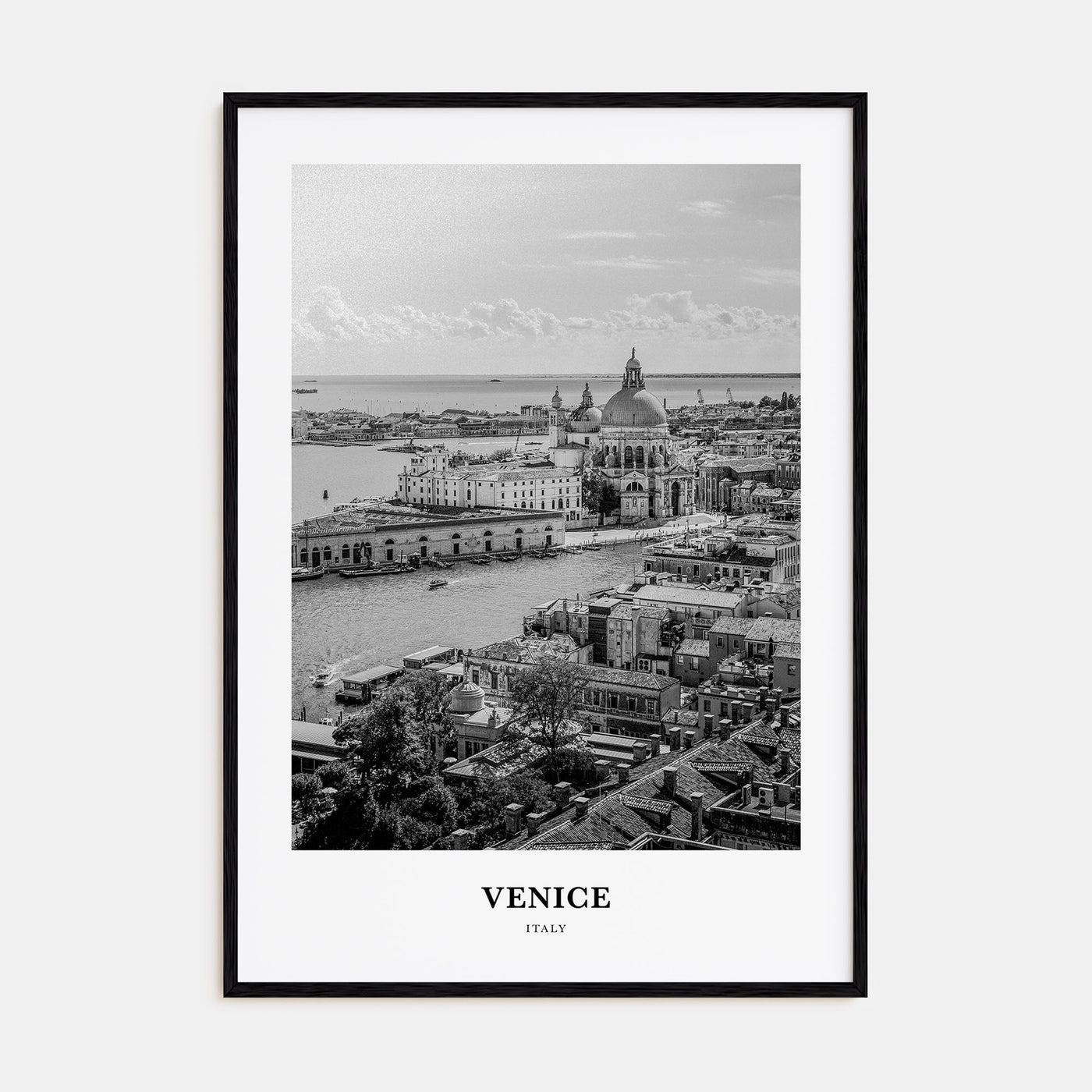 Venice Portrait B&W No 2 Poster