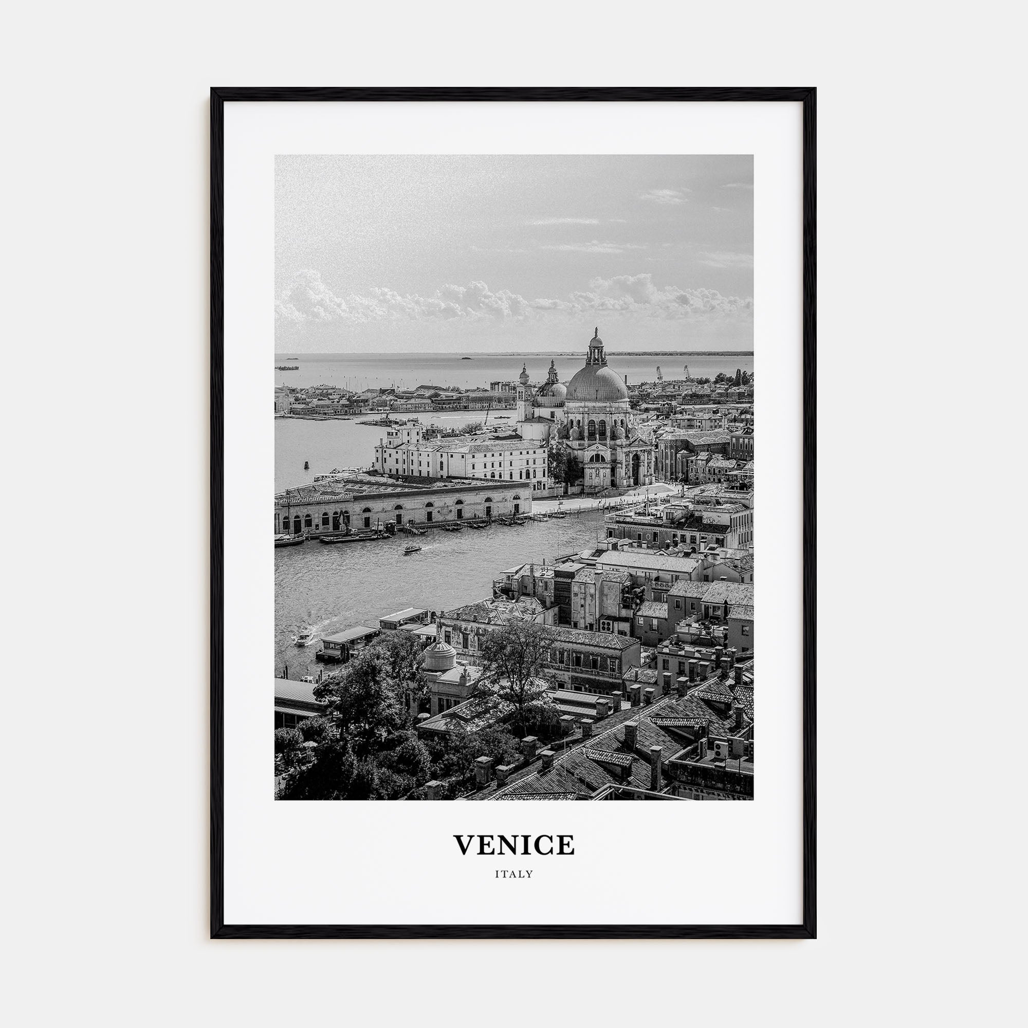 Venice Portrait B&W No 2 Poster