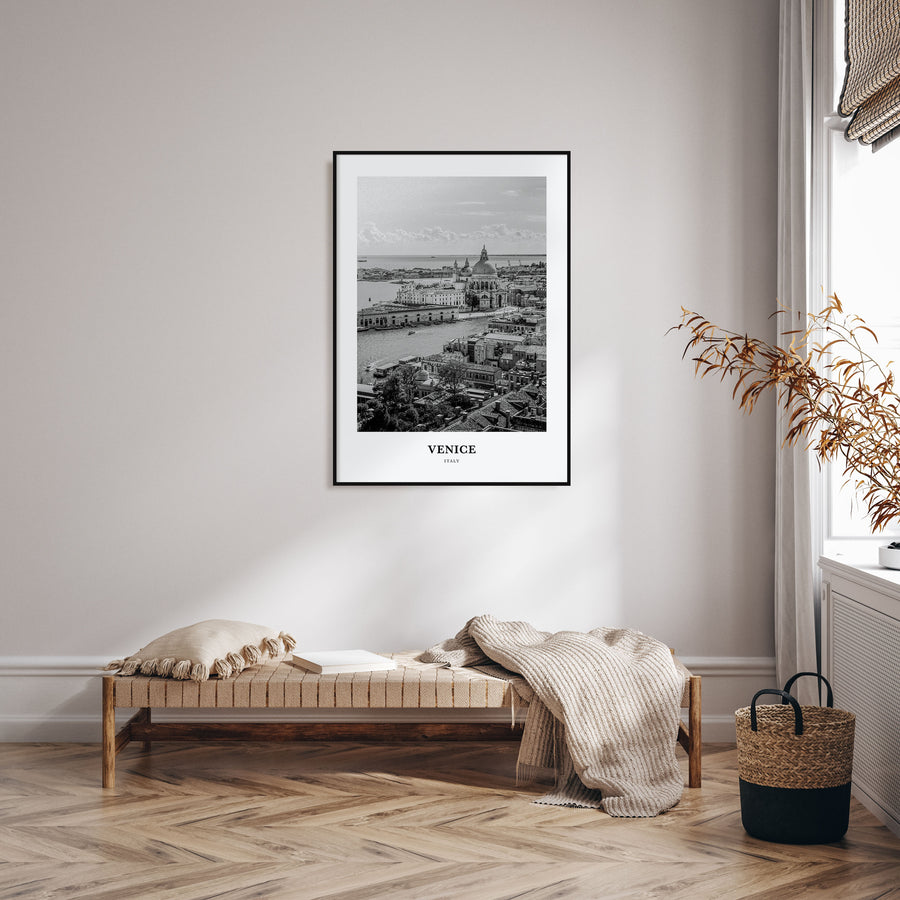 Venice Portrait B&W No 2 Poster
