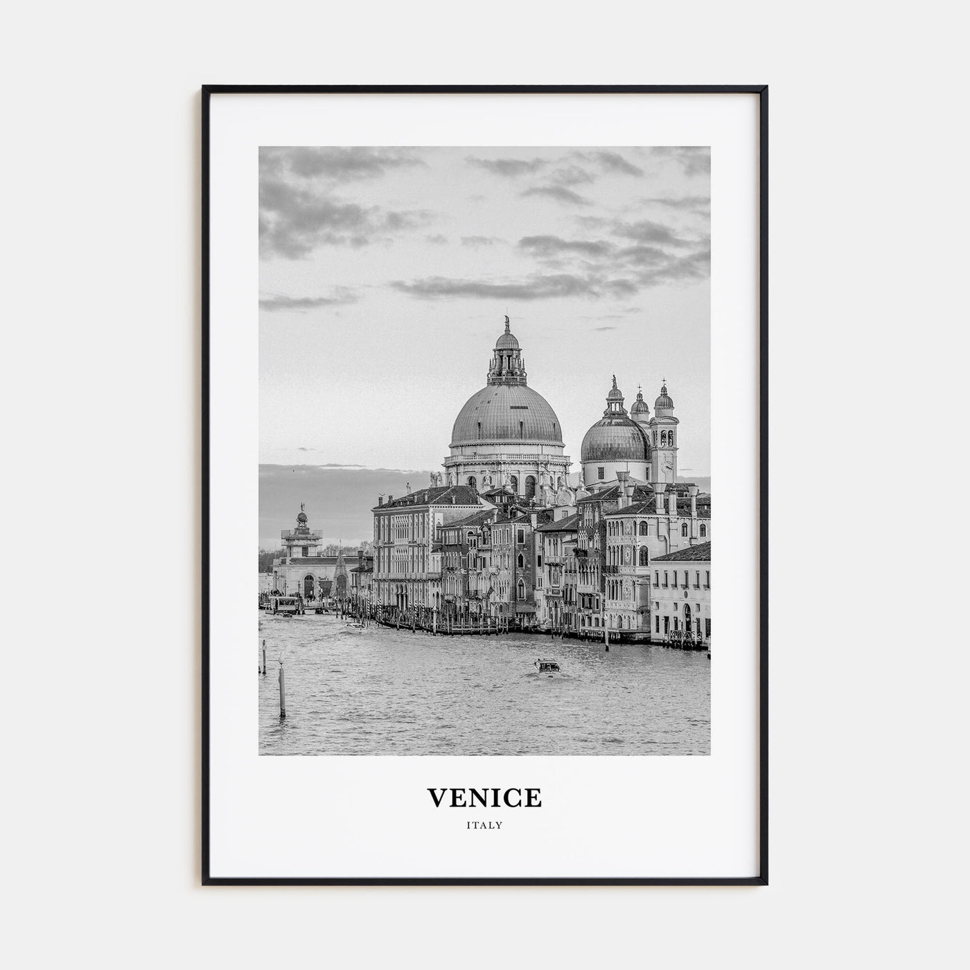Venice Portrait B&W No 3 Poster