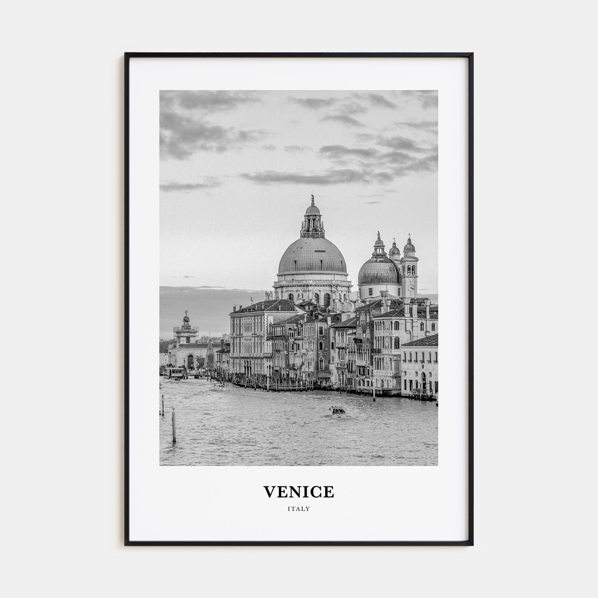 Venice Portrait B&W No 3 Poster