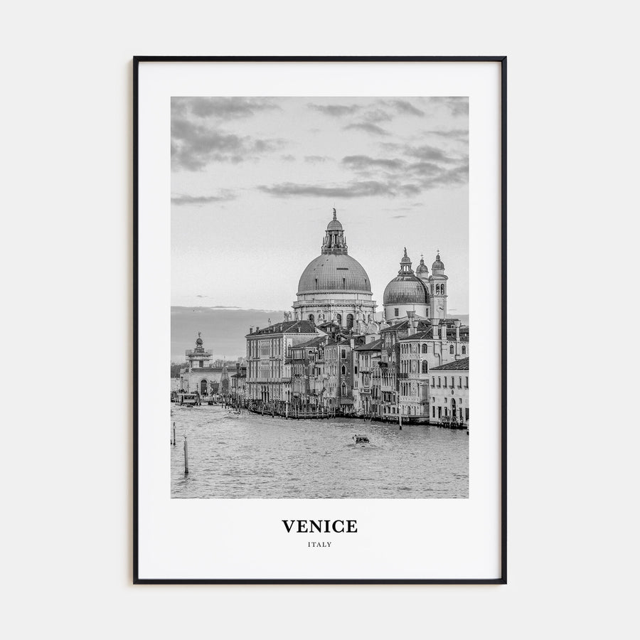 Venice Portrait B&W No 3 Poster