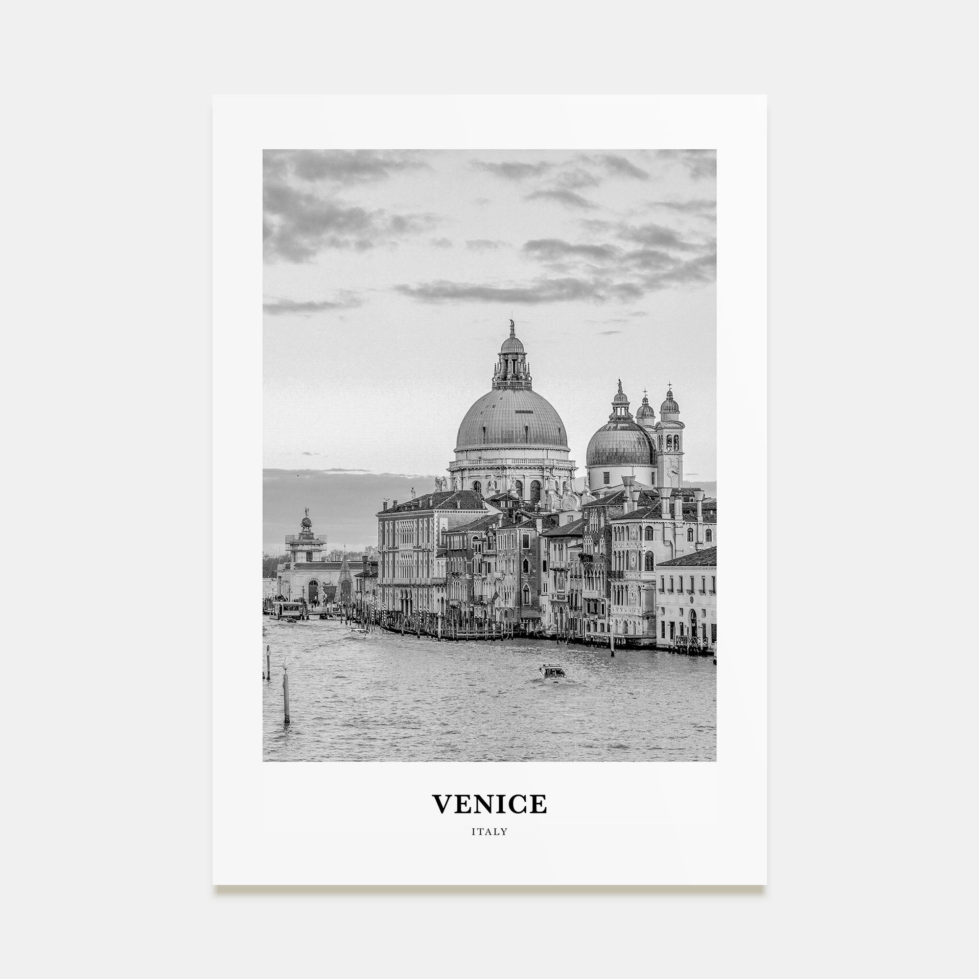 Venice Portrait B&W No 3 Poster