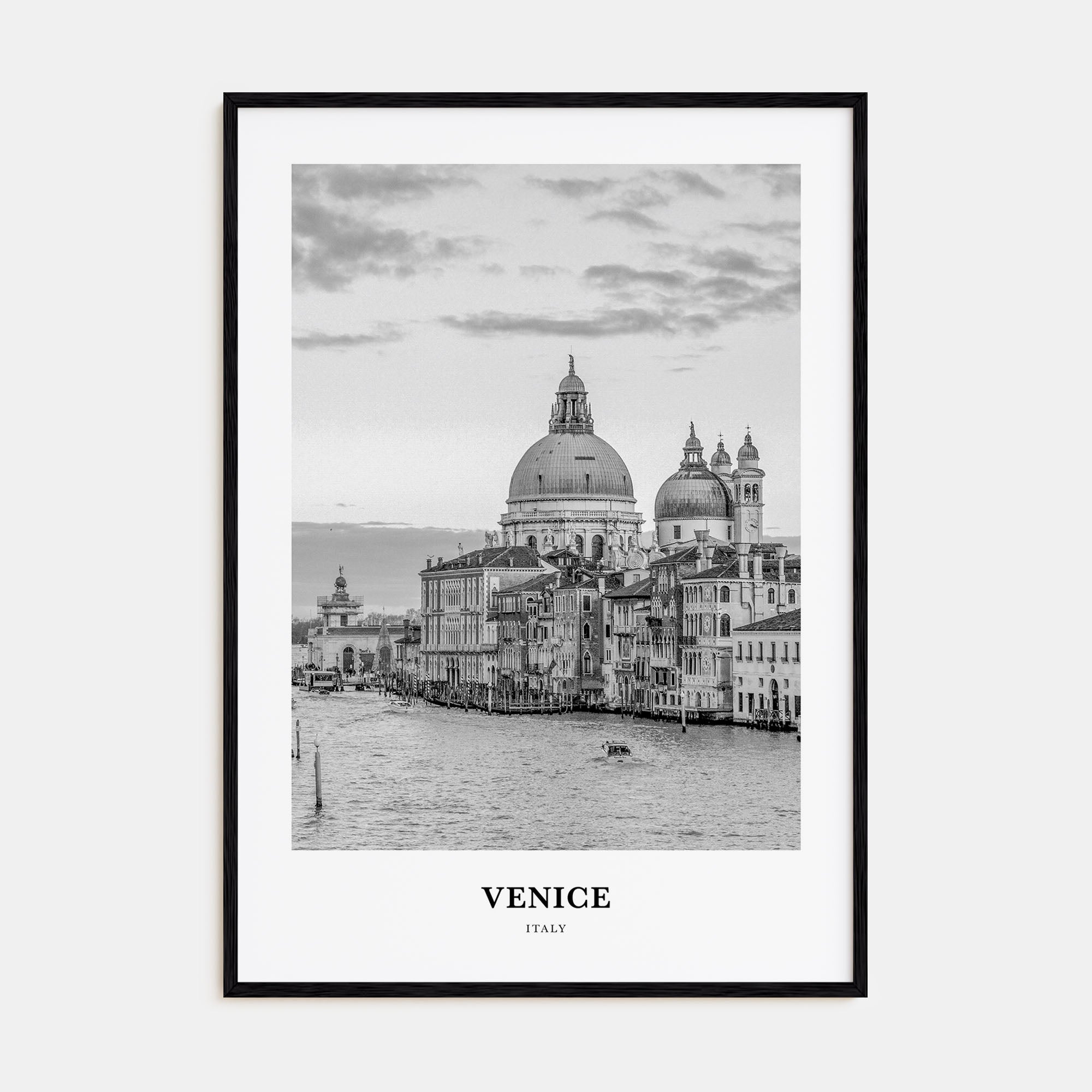 Venice Portrait B&W No 3 Poster