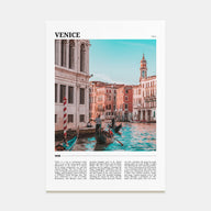 Venice Travel Color Poster