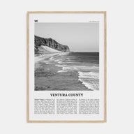 Ventura County Travel B&W Poster