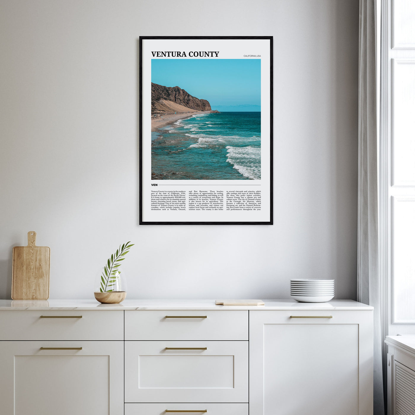 Ventura County Travel Color Poster