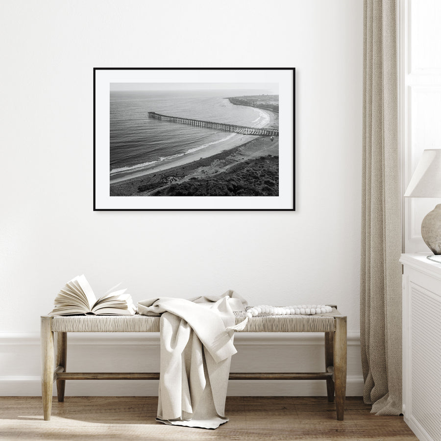 Ventura Landscape B&W No 1 Poster