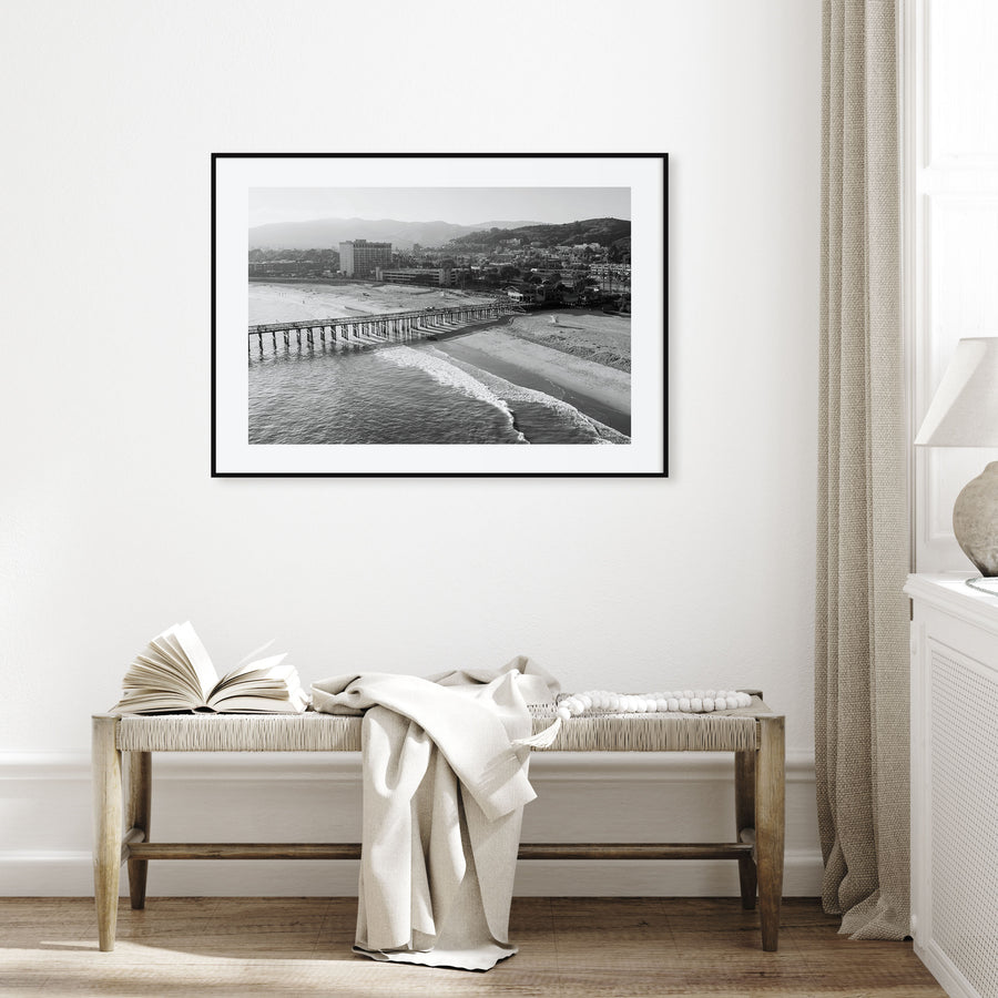 Ventura Landscape B&W No 2 Poster