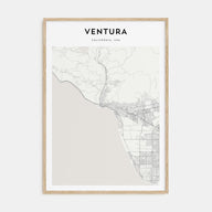 Ventura Map Portrait Poster
