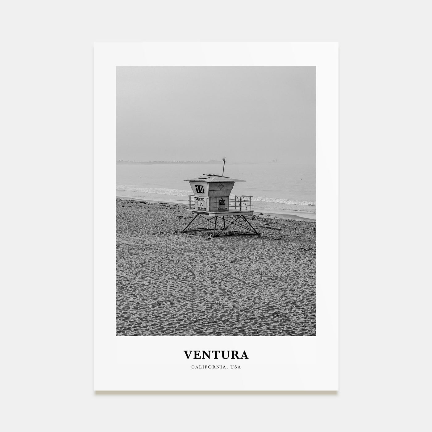 Ventura Portrait B&W No 1 Poster