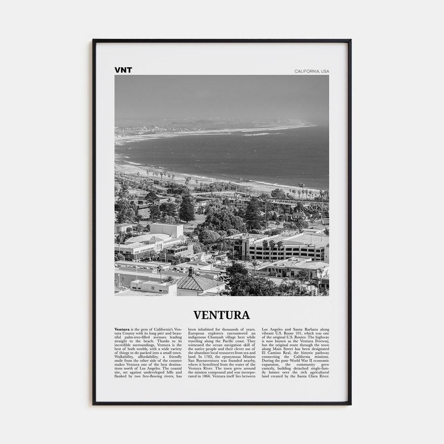 Ventura Travel B&W No 1 Poster