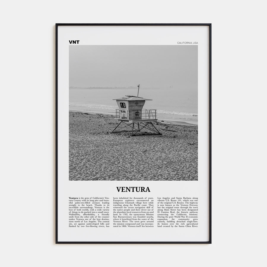 Ventura Travel B&W No 2 Poster
