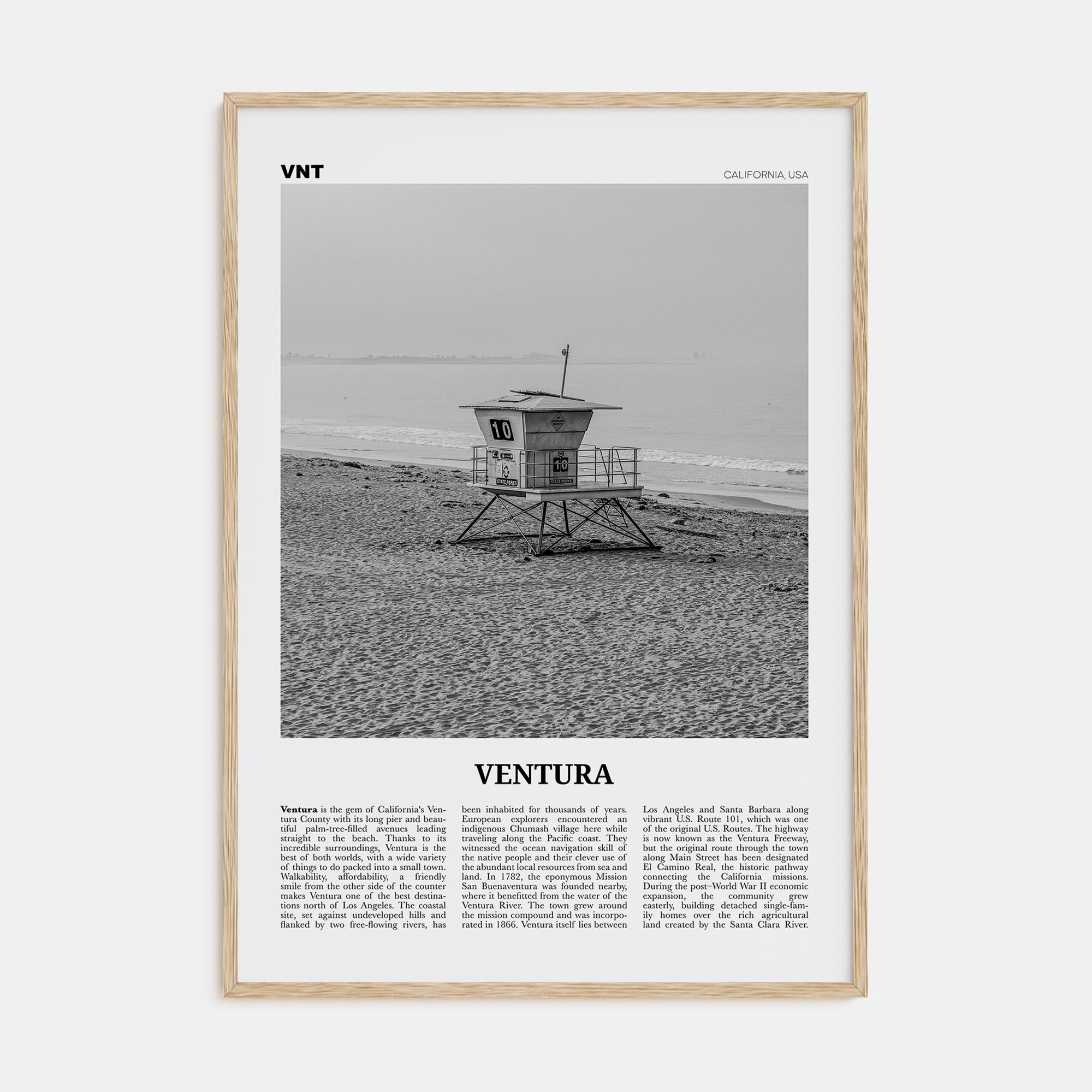 Ventura Travel B&W No 2 Poster