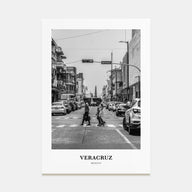 Veracruz Portrait B&W Poster