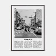 Veracruz Travel B&W Poster