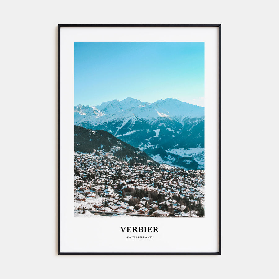 Verbier Portrait Color Poster
