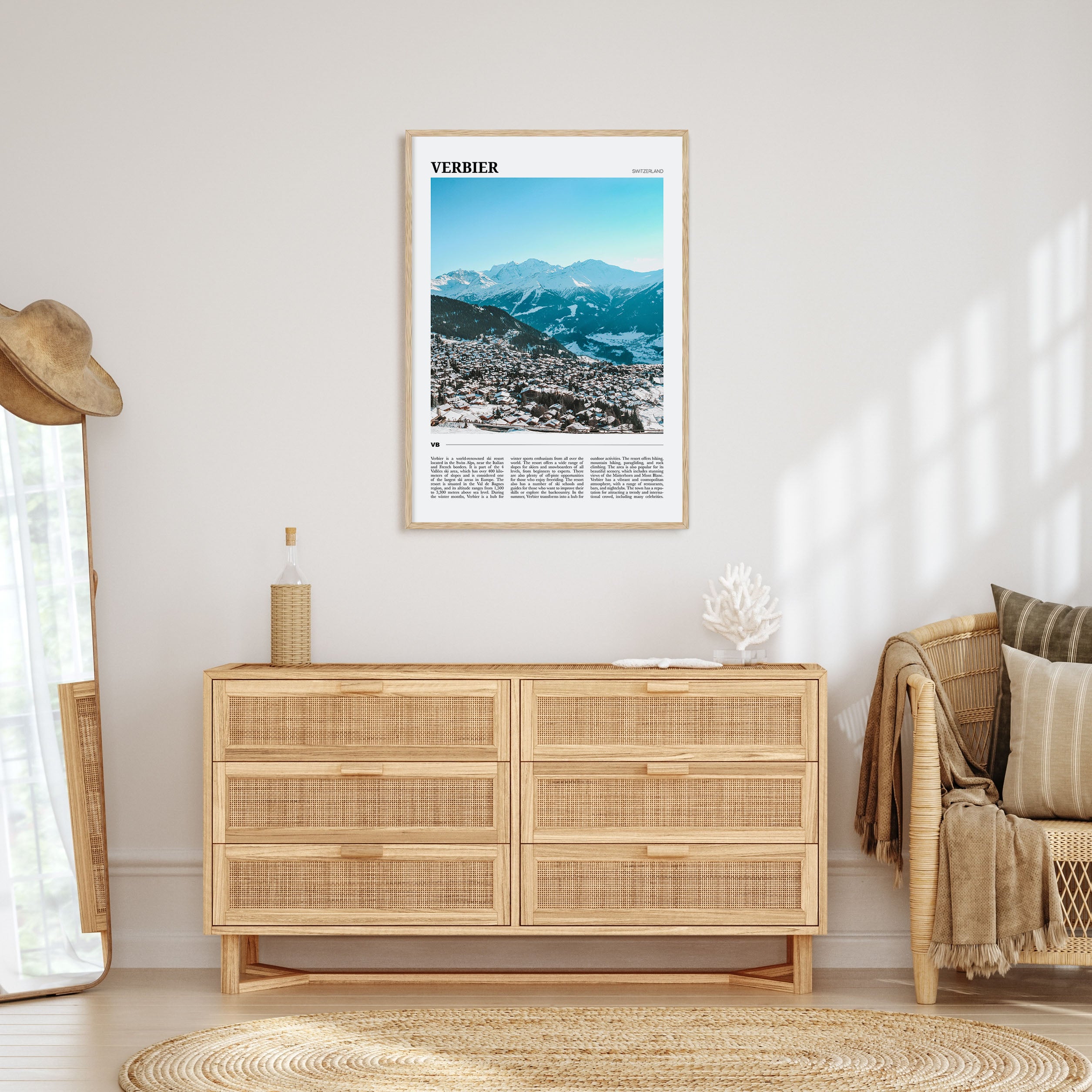 Verbier Travel Color Poster