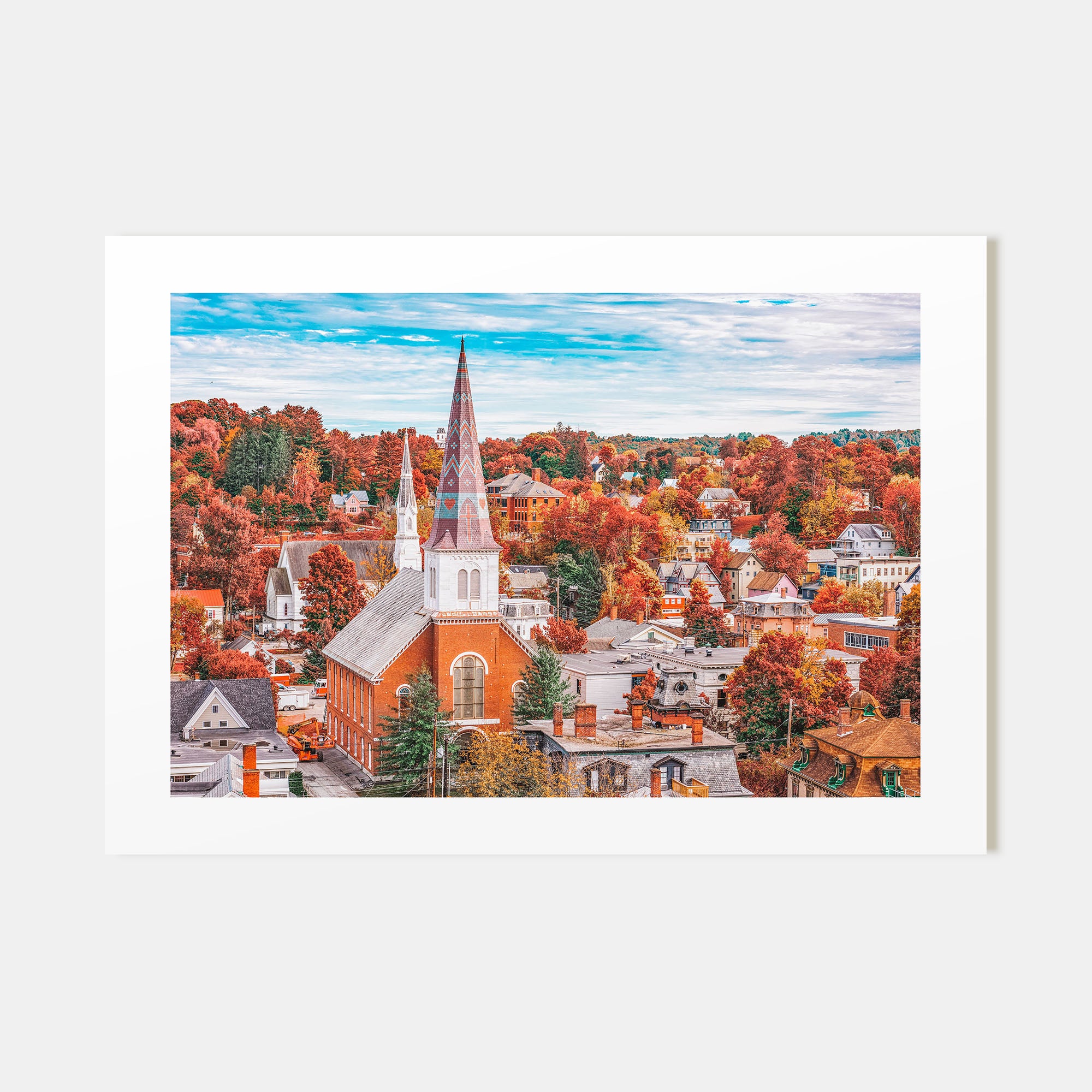 Vermont Landscape Color Poster
