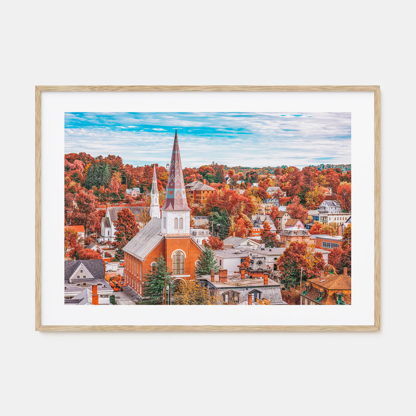 Vermont Landscape Color Poster