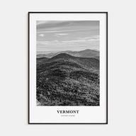 Vermont Portrait B&W Poster