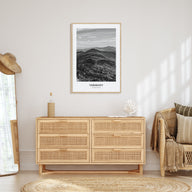 Vermont Portrait B&W Poster