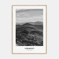 Vermont Portrait B&W Poster