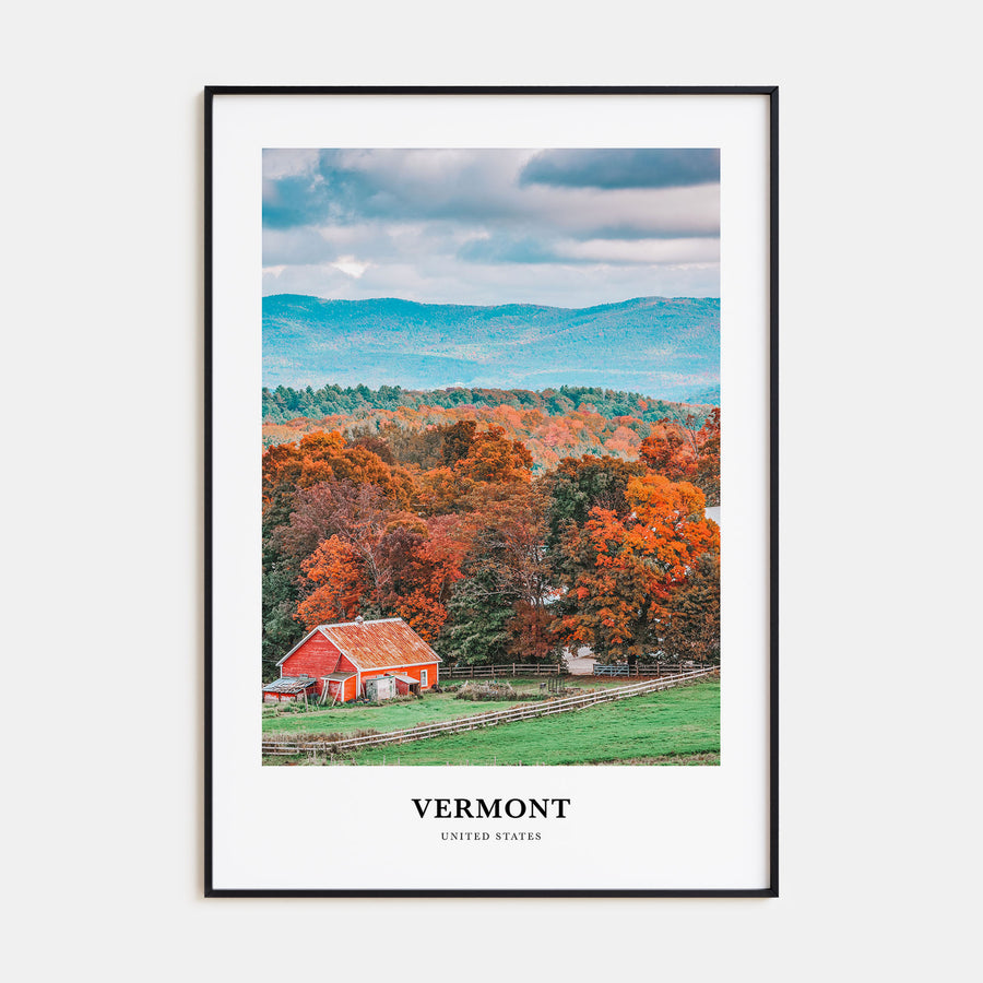 Vermont Portrait Color No 1 Poster