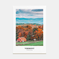 Vermont Portrait Color No 1 Poster