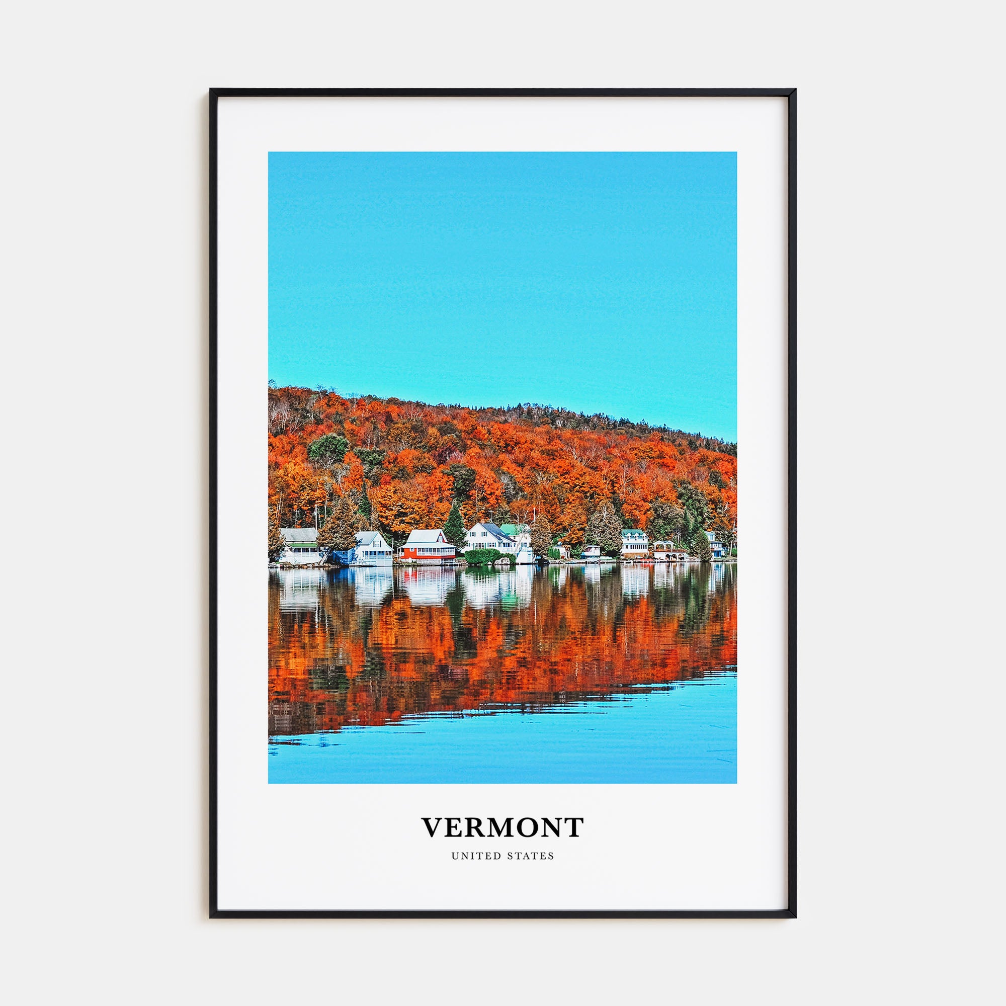 Vermont Portrait Color No 2 Poster