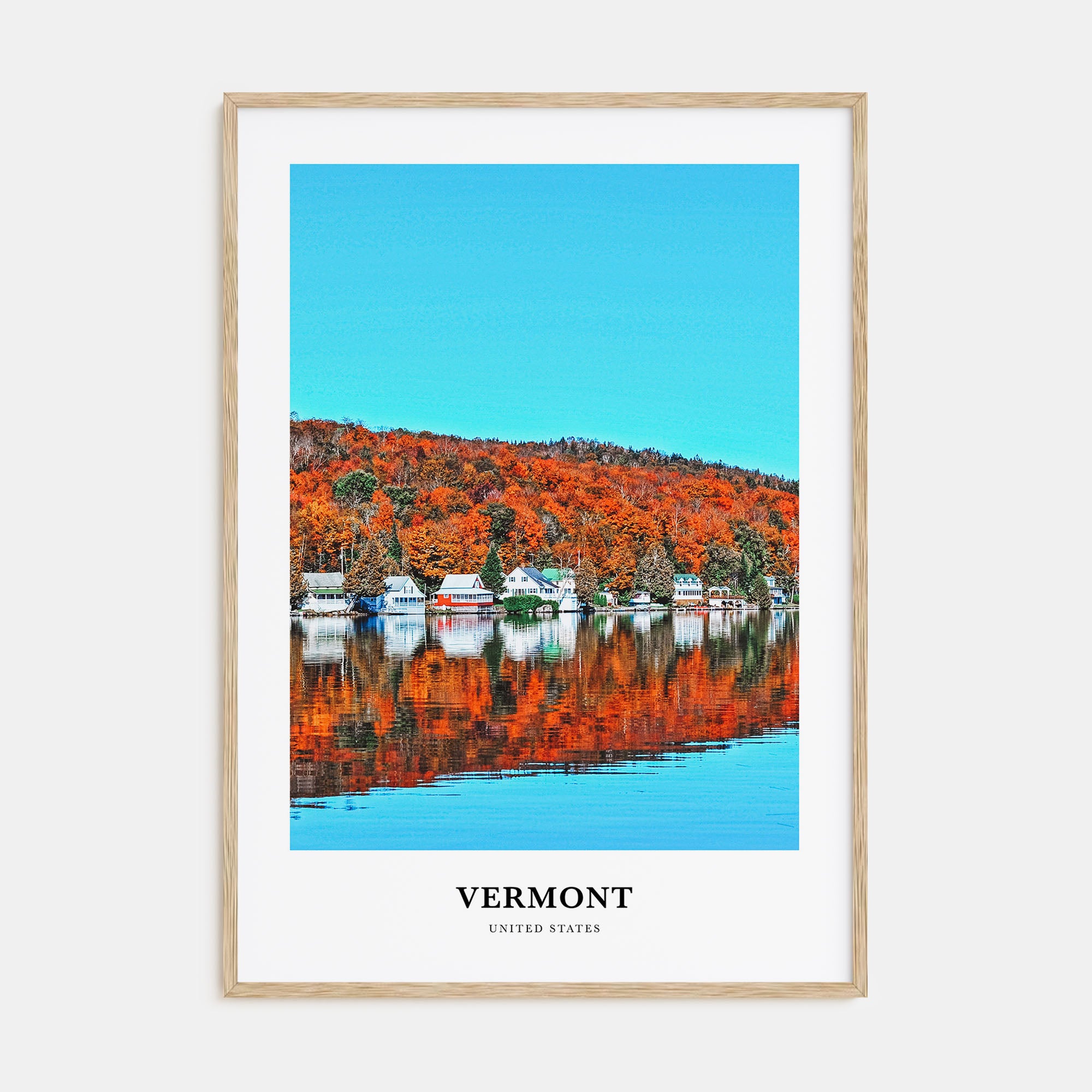 Vermont Portrait Color No 2 Poster