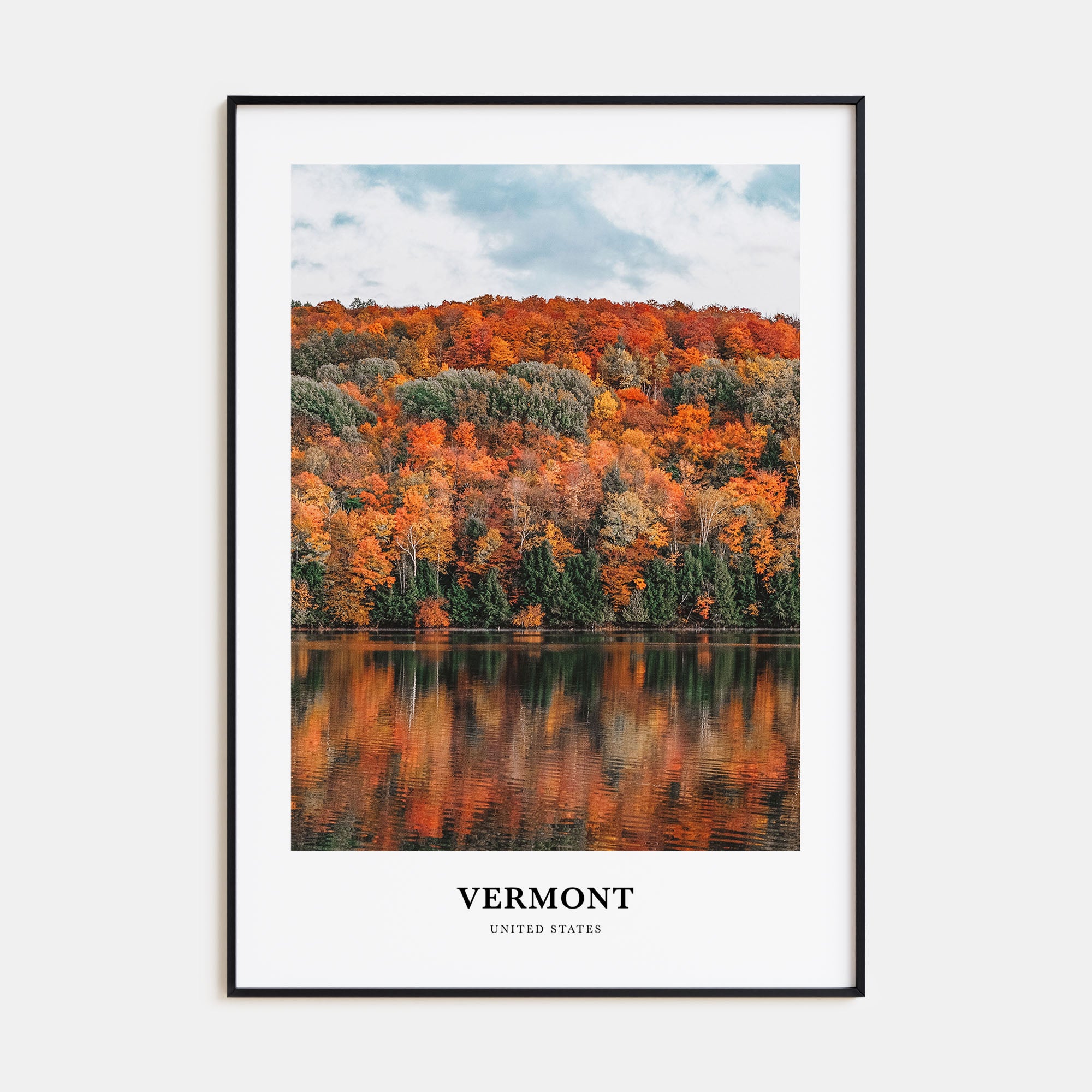 Vermont Portrait Color No 3 Poster
