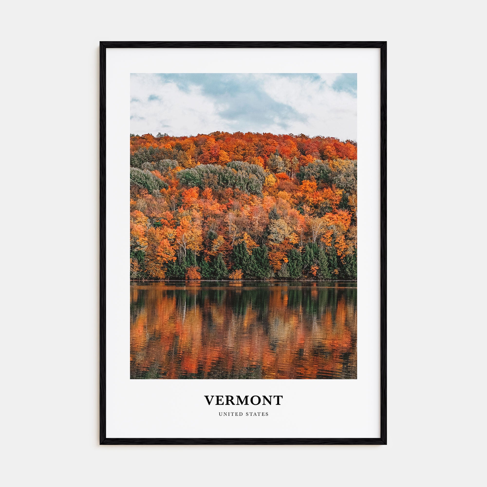 Vermont Portrait Color No 3 Poster