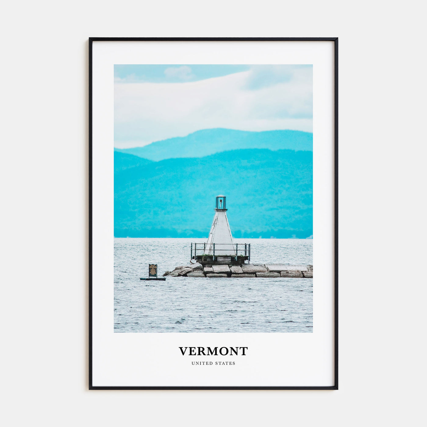 Vermont Portrait Color No 4 Poster