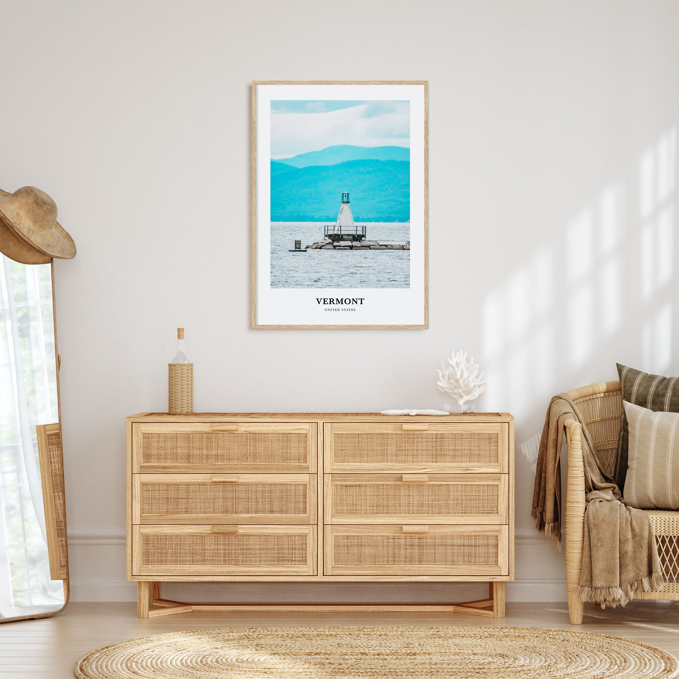 Vermont Portrait Color No 4 Poster