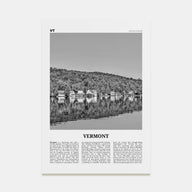 Vermont Travel B&W No 3 Poster