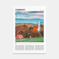 Vermont Travel Color No 1 Poster