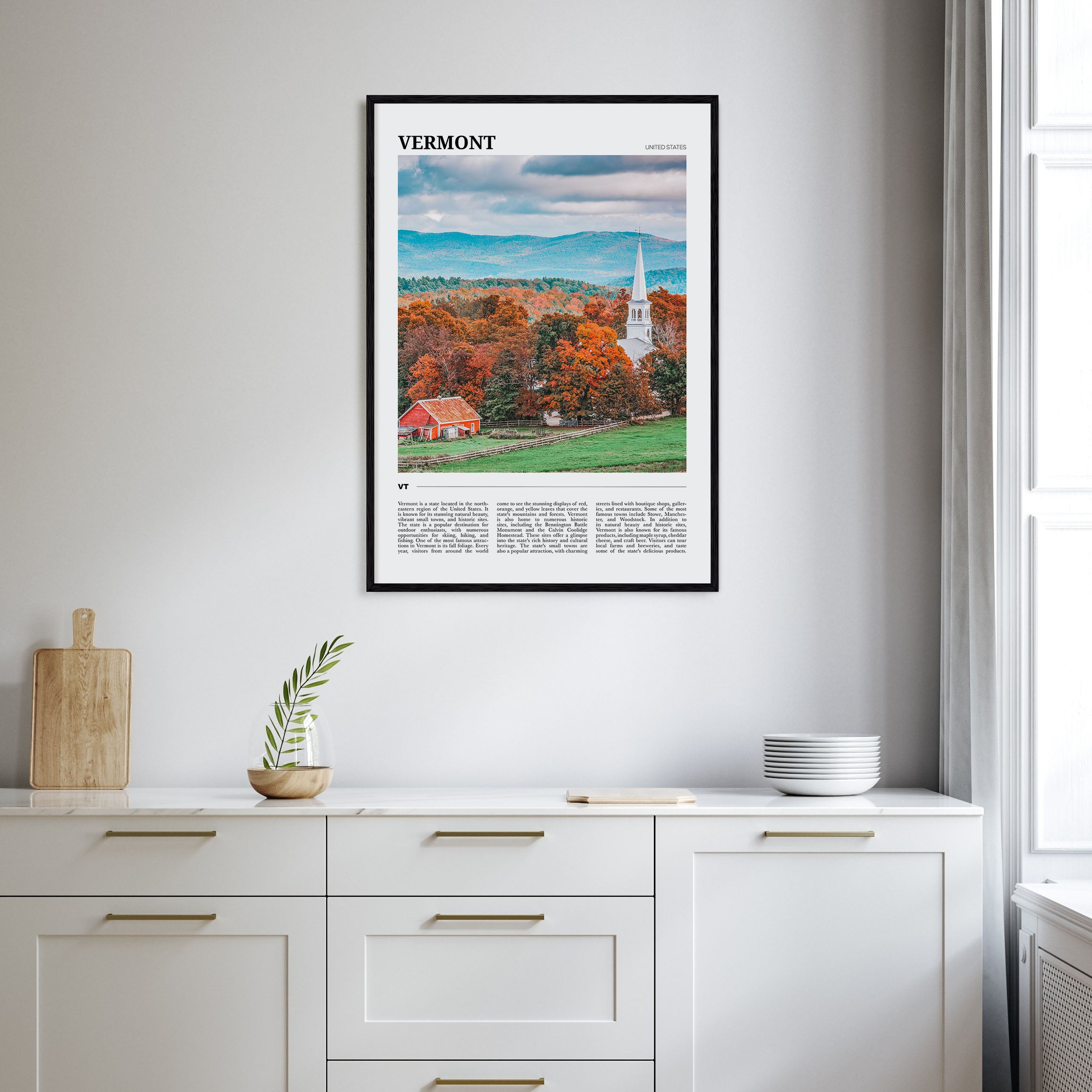 Vermont Travel Color No 1 Poster