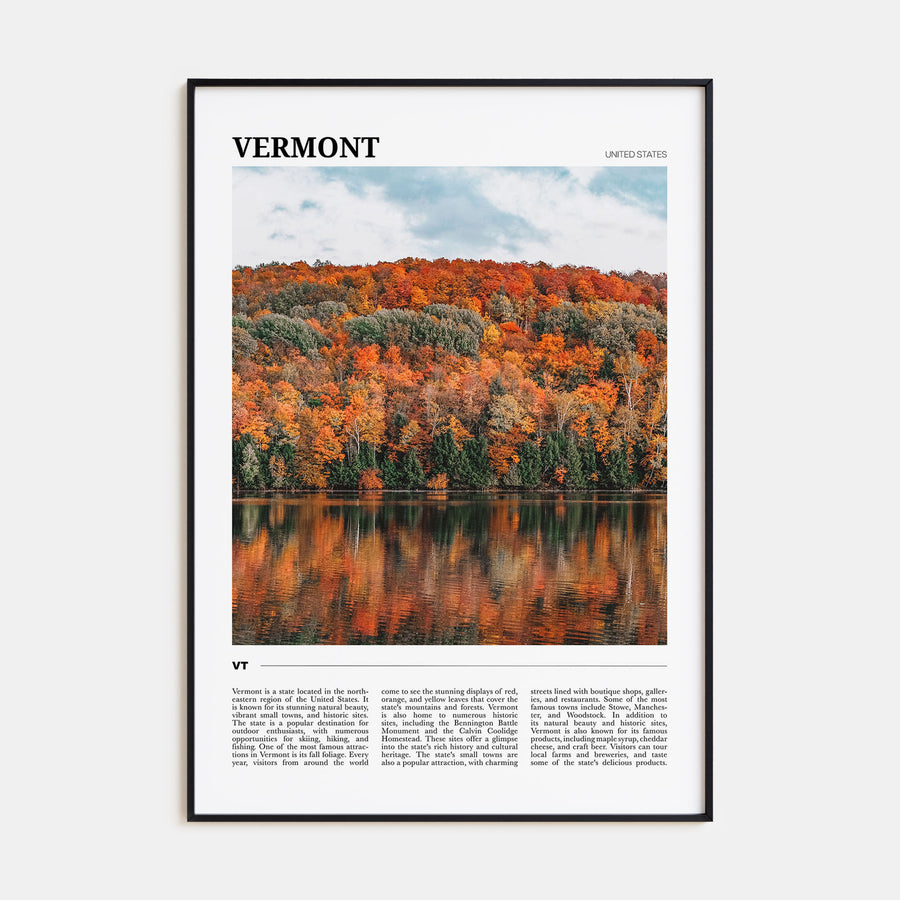 Vermont Travel Color No 3 Poster