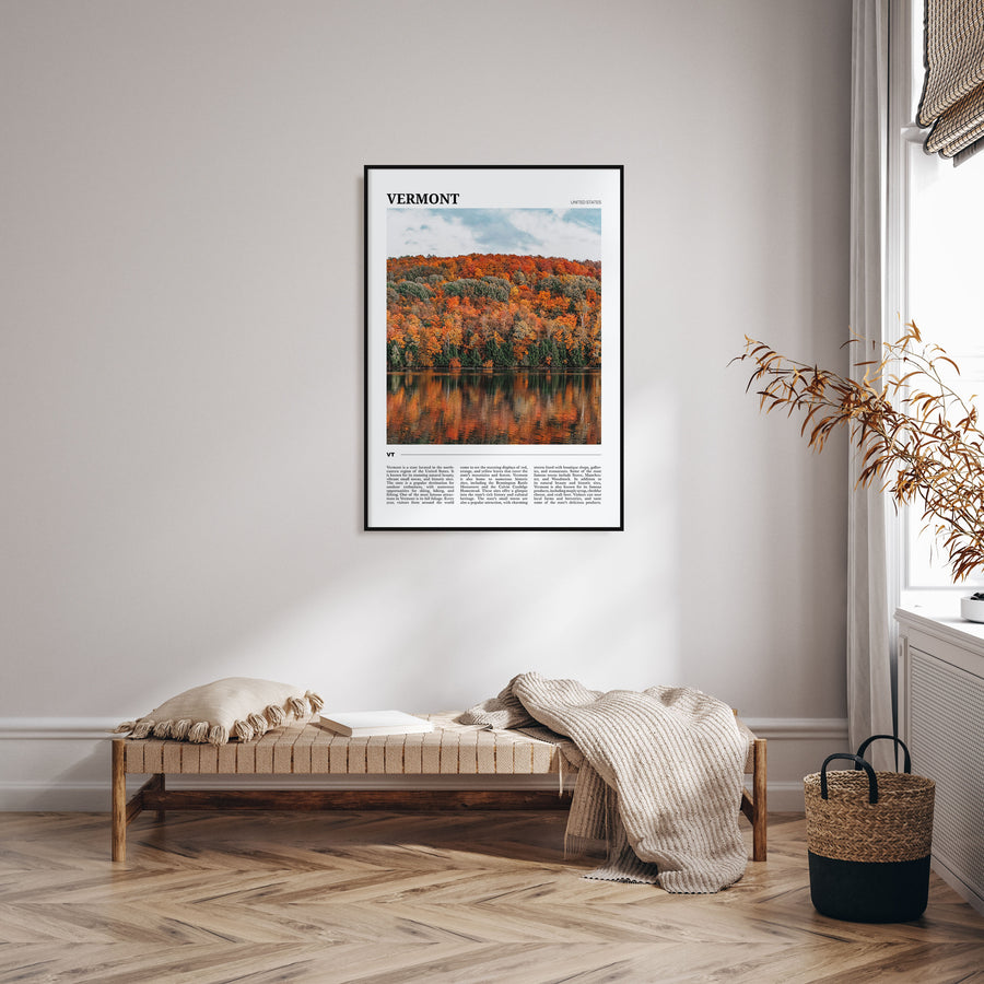 Vermont Travel Color No 3 Poster