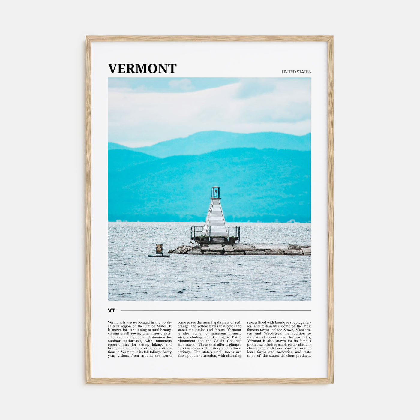 Vermont Travel Color No 4 Poster